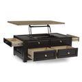  Signature Design by Ashley Drazmine T734-20 Lift Top Cocktail Table IMAGE 2