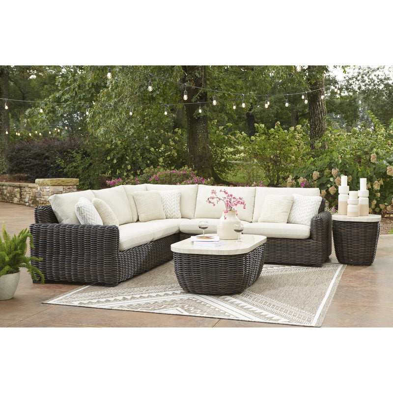  Signature Design by Ashley Kimora P711P1 3 pc Outdoor Sectional IMAGE 2