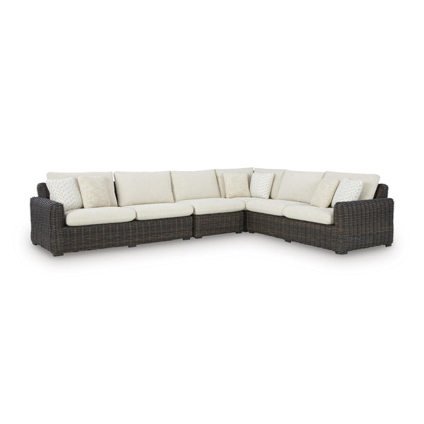  Signature Design by Ashley Kimora P711P2 4 pc Outdoor Sectional IMAGE 1