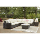  Signature Design by Ashley Kimora P711P2 4 pc Outdoor Sectional IMAGE 3