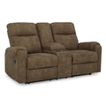  Signature Design by Ashley Edenwold 1380594C Double Reclining Loveseat with Console IMAGE 1
