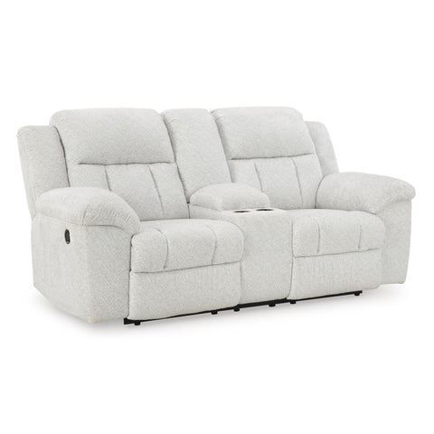  Signature Design by Ashley Frohn 3740594C Double Reclining Loveseat with Console IMAGE 1