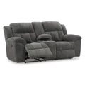  Signature Design by Ashley Frohn 3740694C Double Reclining Loveseat with Console IMAGE 2