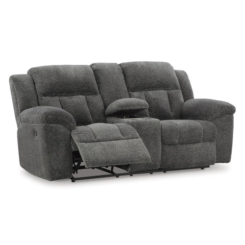  Signature Design by Ashley Frohn 3740694C Double Reclining Loveseat with Console IMAGE 2