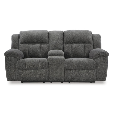  Signature Design by Ashley Frohn 3740694C Double Reclining Loveseat with Console IMAGE 3