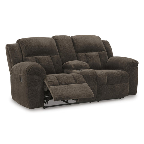  Signature Design by Ashley Frohn 3740794C Double Reclining Loveseat with Console IMAGE 2