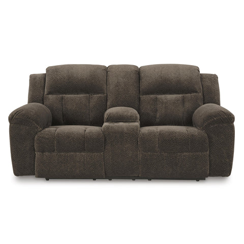  Signature Design by Ashley Frohn 3740794C Double Reclining Loveseat with Console IMAGE 3