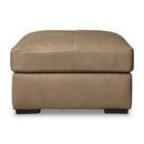 Signature Design by Ashley Bandon Leather Match Ottoman 3800608C IMAGE 2
