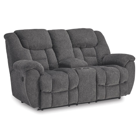  Signature Design by Ashley Foreside 3810494C Double Reclining Loveseat with Console IMAGE 1