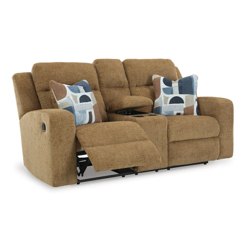  Signature Design by Ashley Kanlow 3860594C Double Reclining Loveseat with Console IMAGE 2