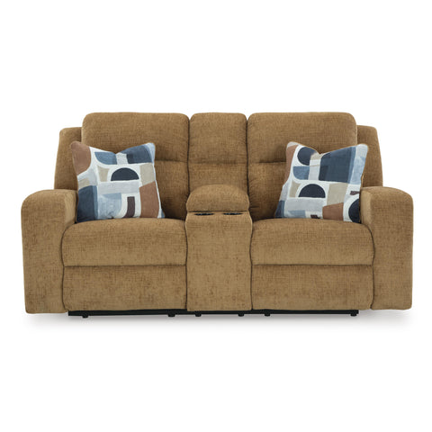  Signature Design by Ashley Kanlow 3860594C Double Reclining Loveseat with Console IMAGE 3