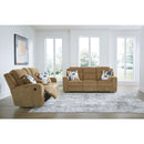 Signature Design by Ashley Kanlow Reclining Fabric Loveseat with Console 3860594C IMAGE 8