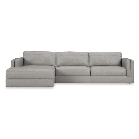  Signature Design by Ashley Amiata 57404S1C 2 pc Sectional with Chaise IMAGE 2