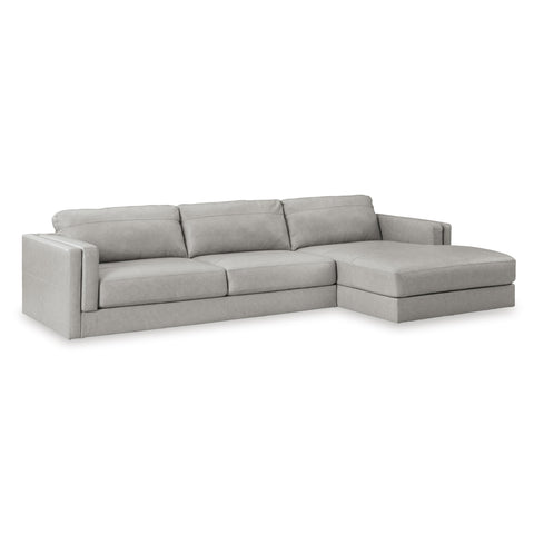  Signature Design by Ashley Amiata 57404S2C 2 pc Sectional with Chaise IMAGE 1