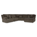  Signature Design by Ashley Top Tier 92705S1C 6 pc Reclining Sectional with Chaise IMAGE 1