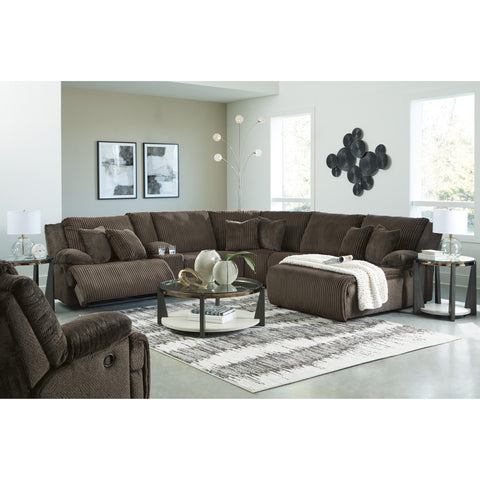 Signature Design by Ashley Top Tier 92705S1C 6 pc Reclining Sectional with Chaise IMAGE 6