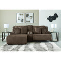  Signature Design by Ashley Top Tier 92705S5C 3 pc Reclining Sectional Sofa with Chaise IMAGE 3