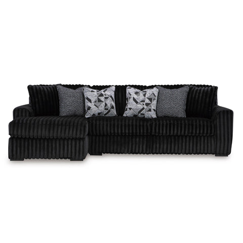  Signature Design by Ashley Midnight-Madness 98103S1 2 pc Sectional Sofa with Chaise IMAGE 1