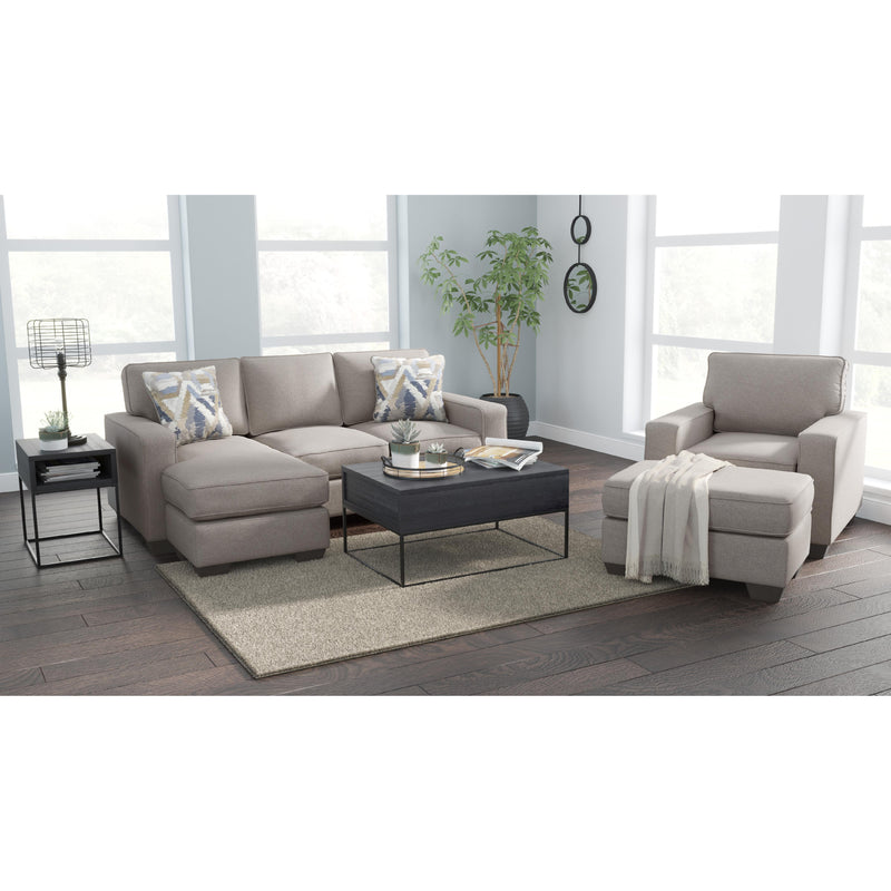 Signature Design by Ashley Greaves Stationary Fabric Chair with Ottoman 5510414/5510420 IMAGE 3