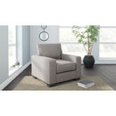 Signature Design by Ashley Greaves Stationary Fabric Chair with Ottoman 5510414/5510420 IMAGE 4