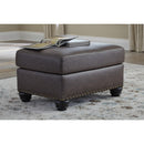 Benchcraft Roxmere Leather Look Ottoman 5550314 IMAGE 4