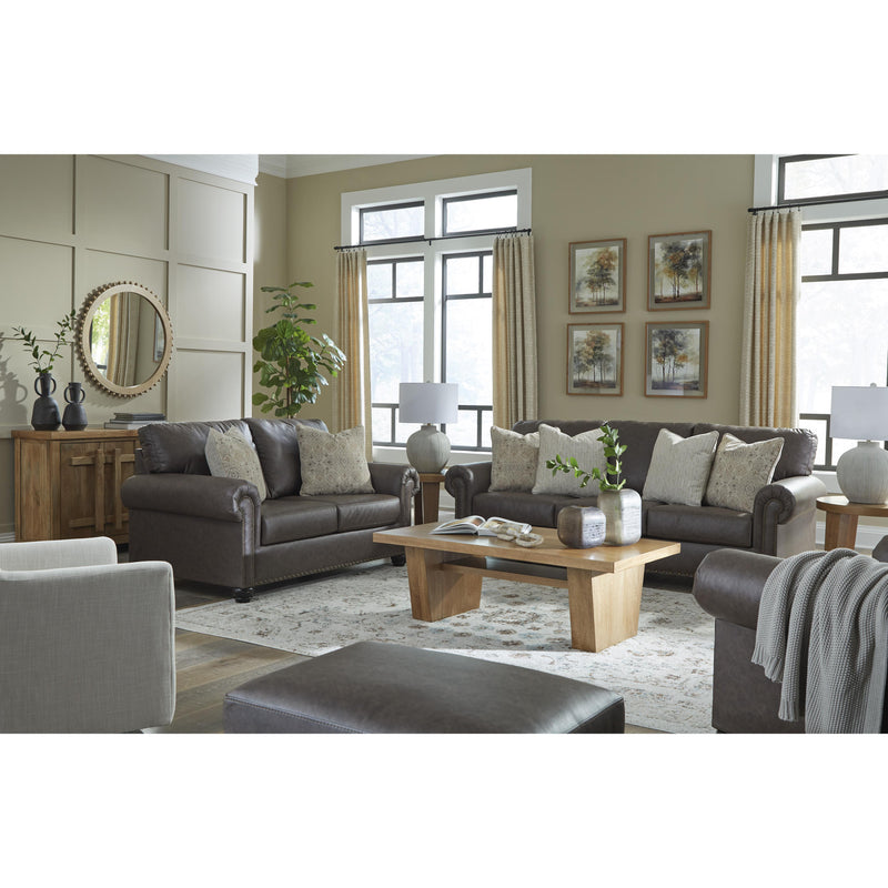 Benchcraft Roxmere Stationary Leather Look Loveseat 5550335 IMAGE 11