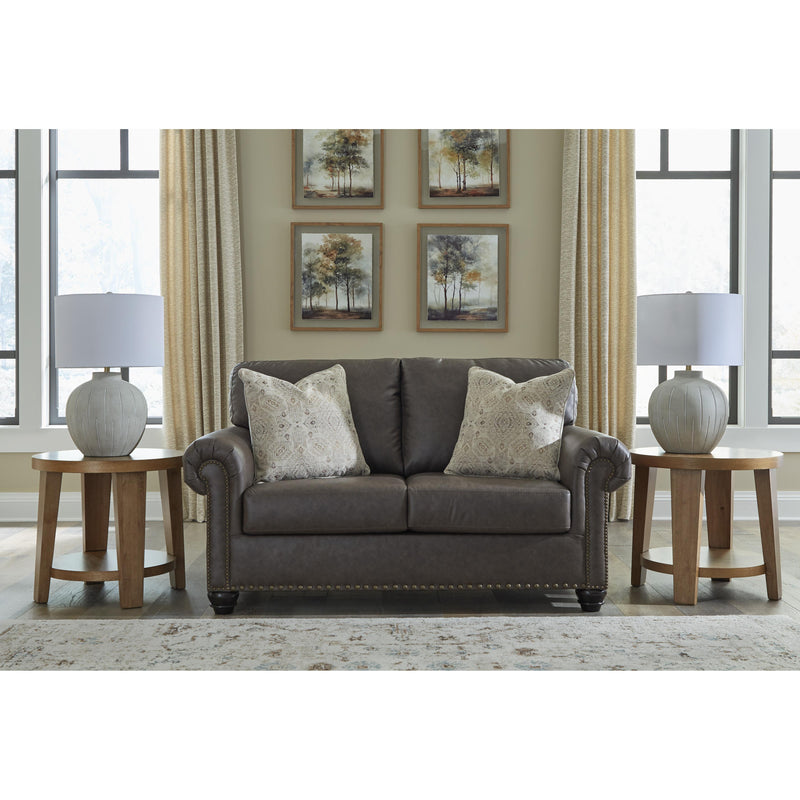 Benchcraft Roxmere Stationary Leather Look Loveseat 5550335 IMAGE 5