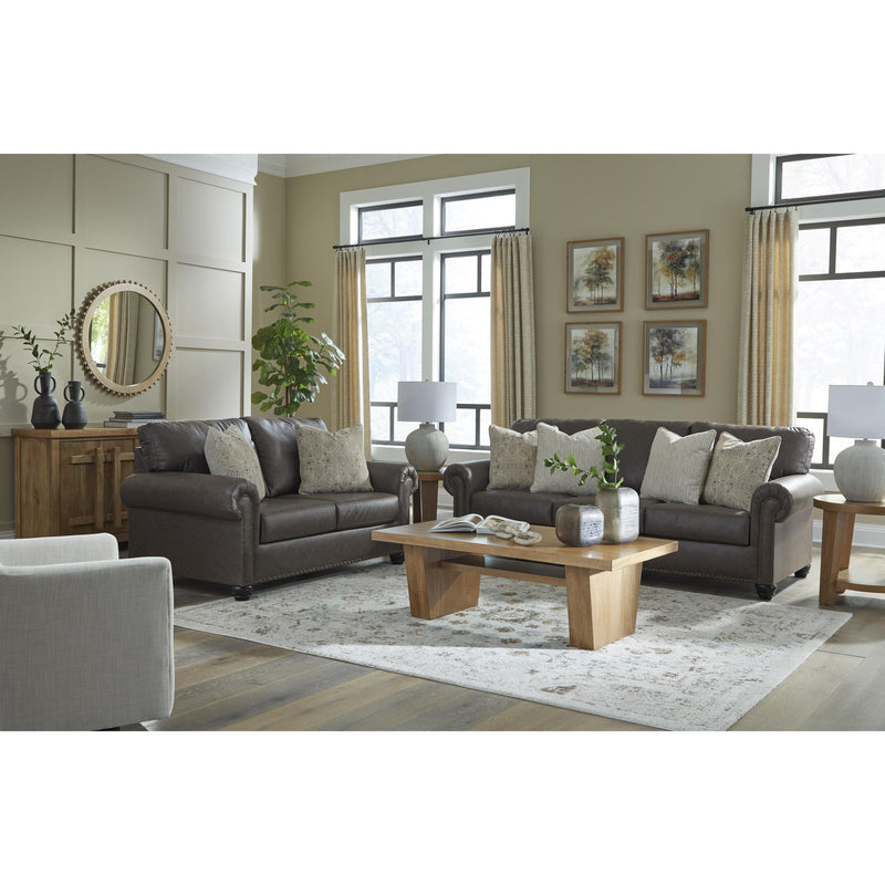 Benchcraft Roxmere Stationary Leather Look Loveseat 5550335 IMAGE 9