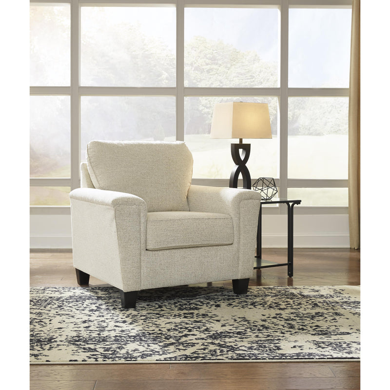 Signature Design by Ashley Abinger Stationary Fabric Chair with Ottoman 8390414/8390420 IMAGE 2