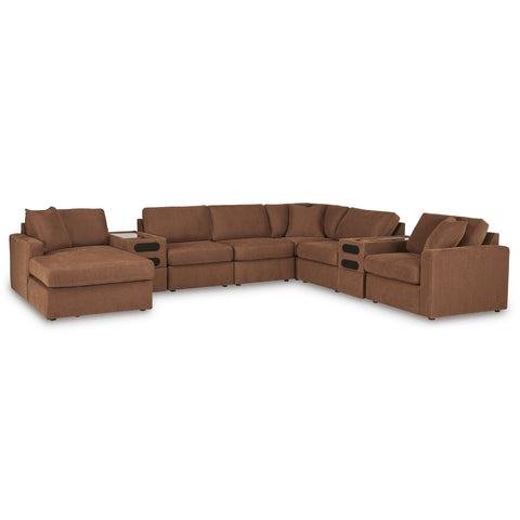  Signature Design by Ashley Modmax 92102S47 8 pc Sectional with Chaise and Audio Consoles IMAGE 1