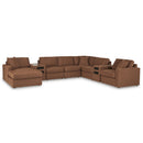  Signature Design by Ashley Modmax 92102S47 8 pc Sectional with Chaise and Audio Consoles IMAGE 1