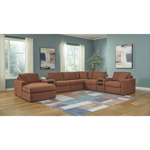  Signature Design by Ashley Modmax 92102S47 8 pc Sectional with Chaise and Audio Consoles IMAGE 2