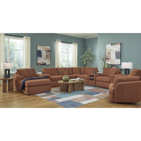 Signature Design by Ashley Modmax 92102S47 8 pc Sectional with Chaise and Audio Consoles IMAGE 4