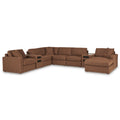  Signature Design by Ashley Modmax 92102S48 8 pc Sectional with Chaise and Audio Consoles IMAGE 1