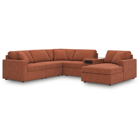  Signature Design by Ashley Modmax 92102S51 6 pc Sectional with Audio System and Chaise IMAGE 1