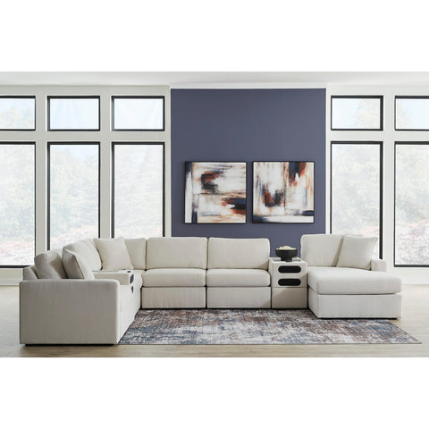  Signature Design by Ashley Modmax 92103S47 8 pc Sectional with Chaise and Audio Consoles IMAGE 2