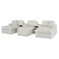  Signature Design by Ashley Modmax 92103S49 5 pc Double Chaise with Audio Consoles IMAGE 1