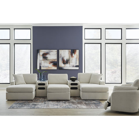  Signature Design by Ashley Modmax 92103S49 5 pc Double Chaise with Audio Consoles IMAGE 4