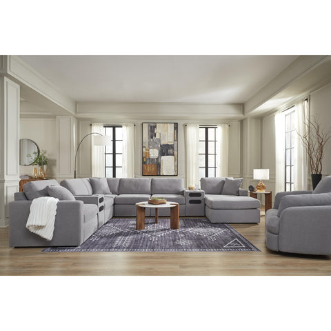  Signature Design by Ashley Modmax 92104S48 8 pc Sectional with Audio System and Chaise IMAGE 4