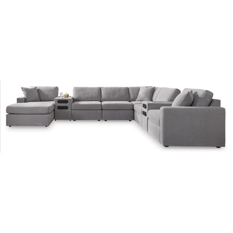  Signature Design by Ashley Modmax 92104S49 8 pc Sectional with Audio System and Chaise IMAGE 1