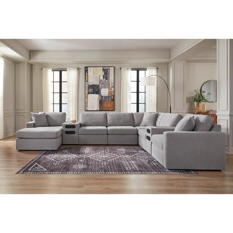  Signature Design by Ashley Modmax 92104S49 8 pc Sectional with Audio System and Chaise IMAGE 2