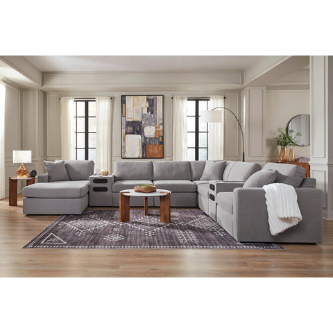  Signature Design by Ashley Modmax 92104S49 8 pc Sectional with Audio System and Chaise IMAGE 3