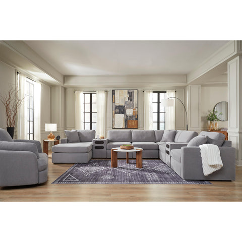  Signature Design by Ashley Modmax 92104S49 8 pc Sectional with Audio System and Chaise IMAGE 4