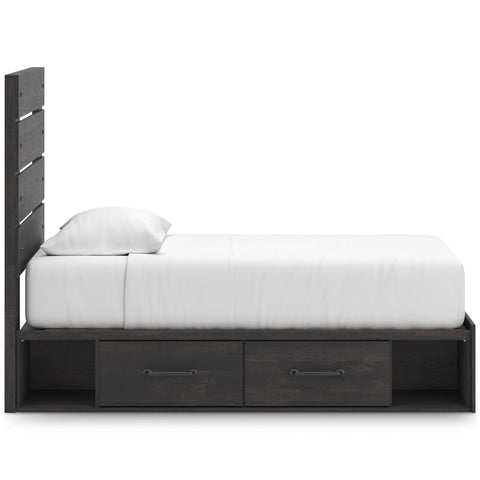  Signature Design by Ashley Hollivern PCB2108B17 Twin Panel Storage Bed IMAGE 4