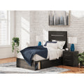  Signature Design by Ashley Hollivern PCB2108B17 Twin Panel Storage Bed IMAGE 7