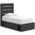  Signature Design by Ashley Hollivern PCB2108B18 Twin Panel Bed with Storage IMAGE 1