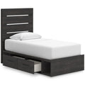  Signature Design by Ashley Hollivern PCB2108B18 Twin Panel Bed with Storage IMAGE 2