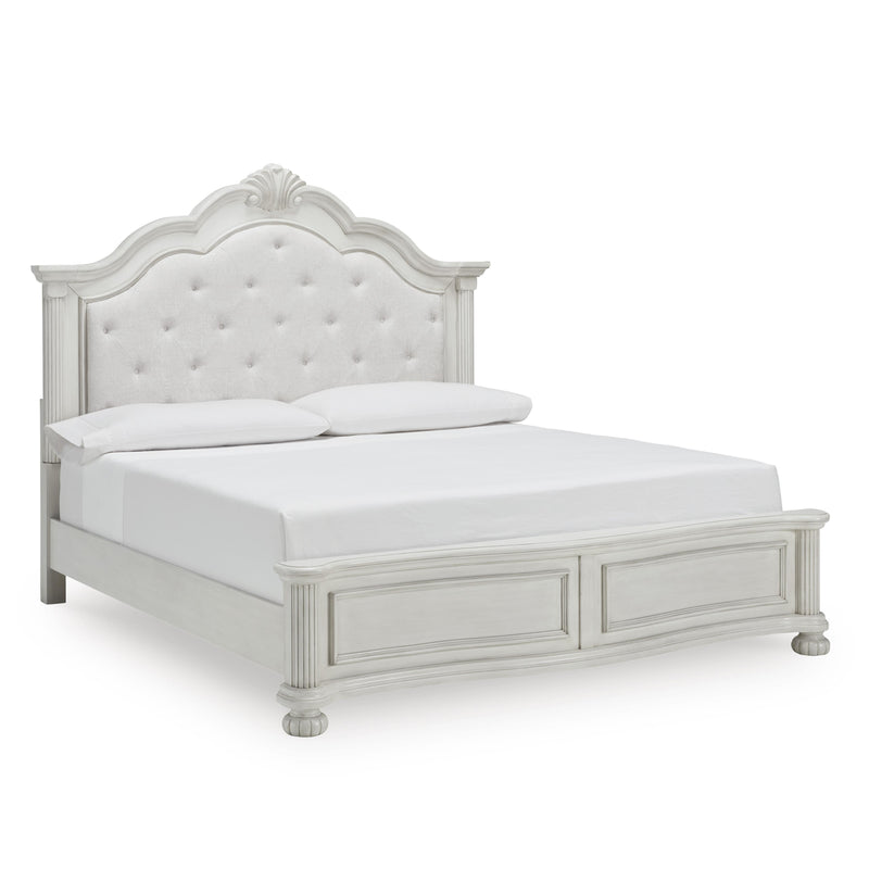 Benchcraft Montelaine B795B2 Queen Upholstered Panel Bed IMAGE 1