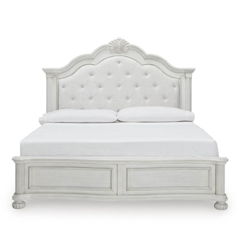  Benchcraft Montelaine B795B2 Queen Upholstered Panel Bed IMAGE 2