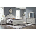  Benchcraft Montelaine B795B6 King Upholstered Panel Bed IMAGE 6